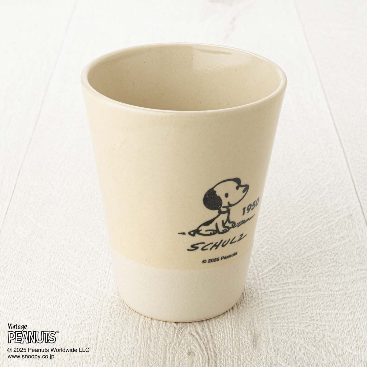 MASHICO タンブラー PEANUTS [SNOOPY 1950] ホワイト