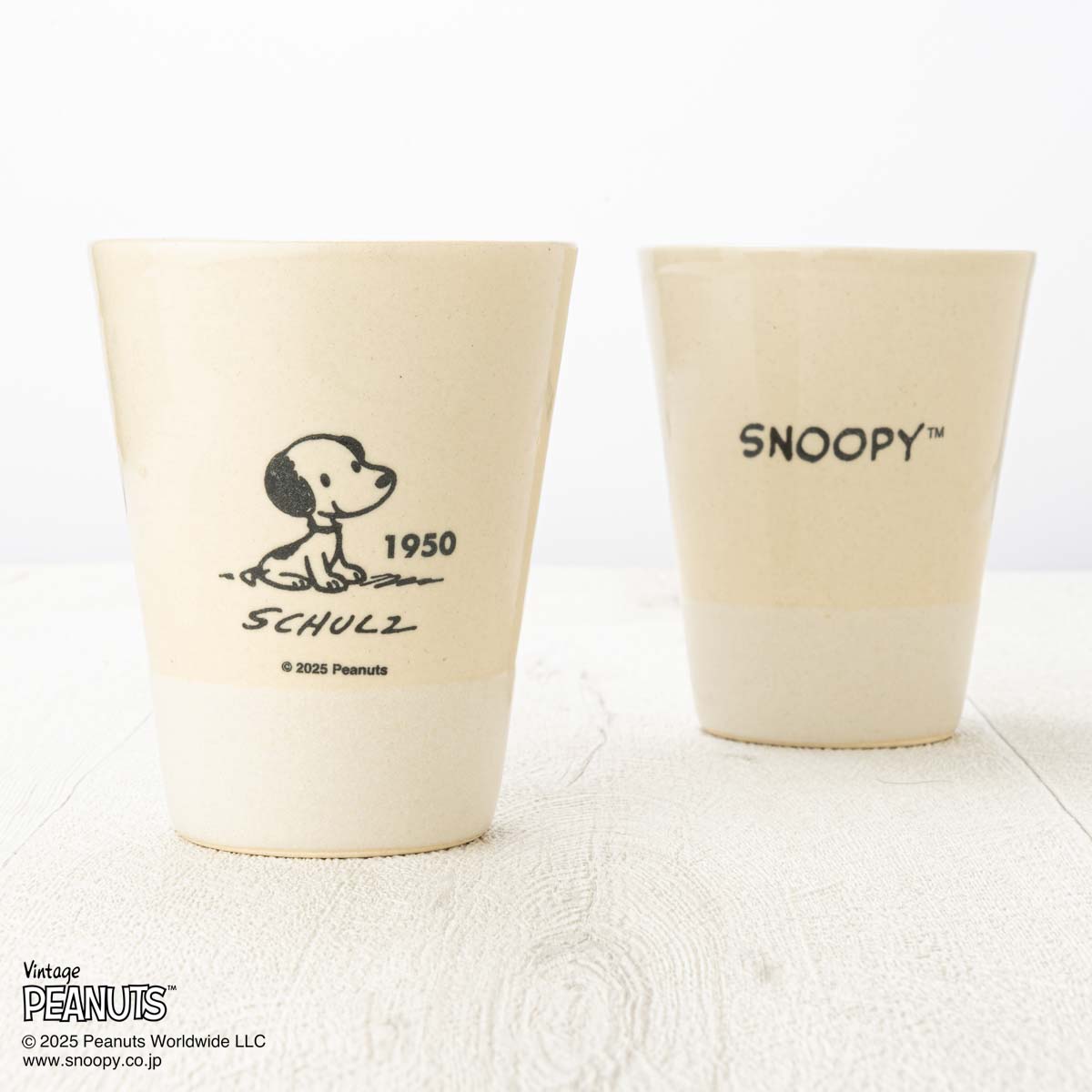 MASHICO タンブラー PEANUTS [SNOOPY 1950] ホワイト