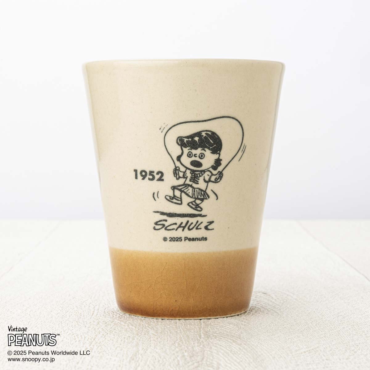 MASHICO タンブラー PEANUTS [LUCY 1952] アンバー