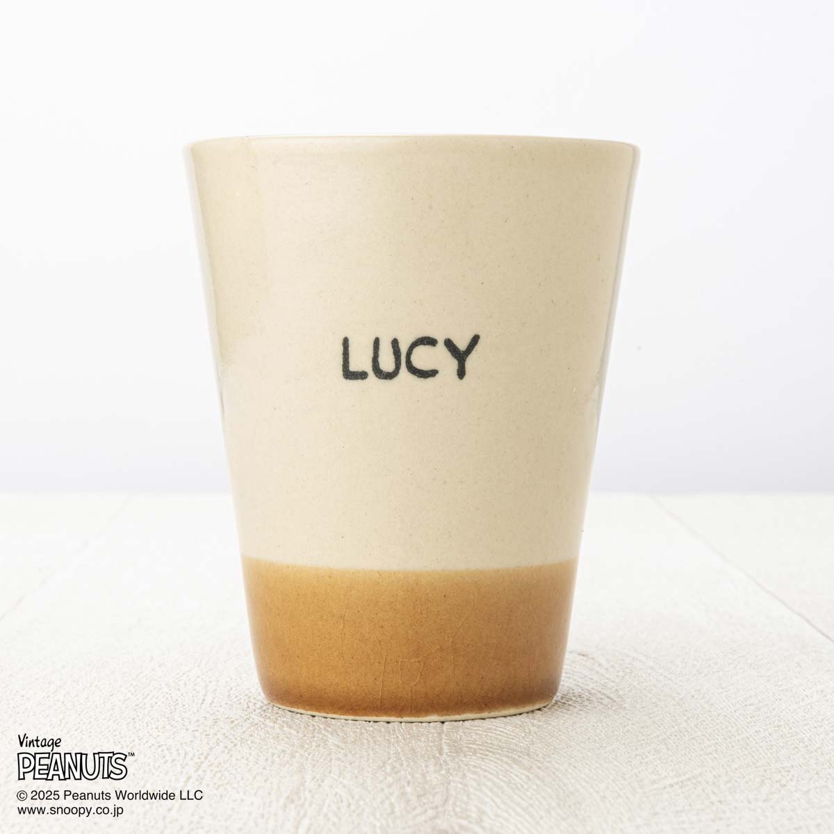 MASHICO タンブラー PEANUTS [LUCY 1952] アンバー