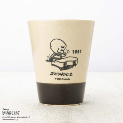 MASHICO タンブラー PEANUTS [SCHROEDER 1951] ブラック