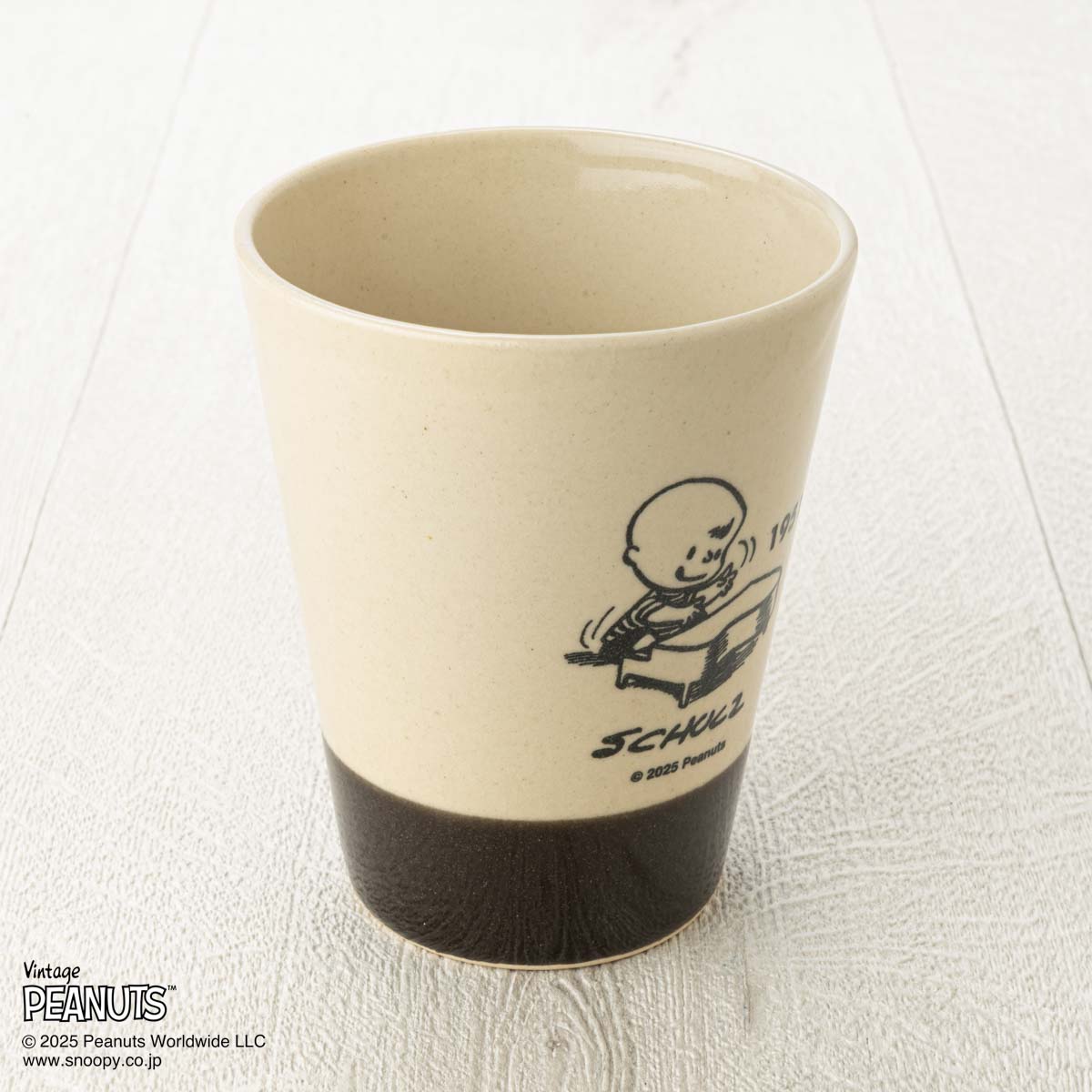 MASHICO タンブラー PEANUTS [SCHROEDER 1951] ブラック