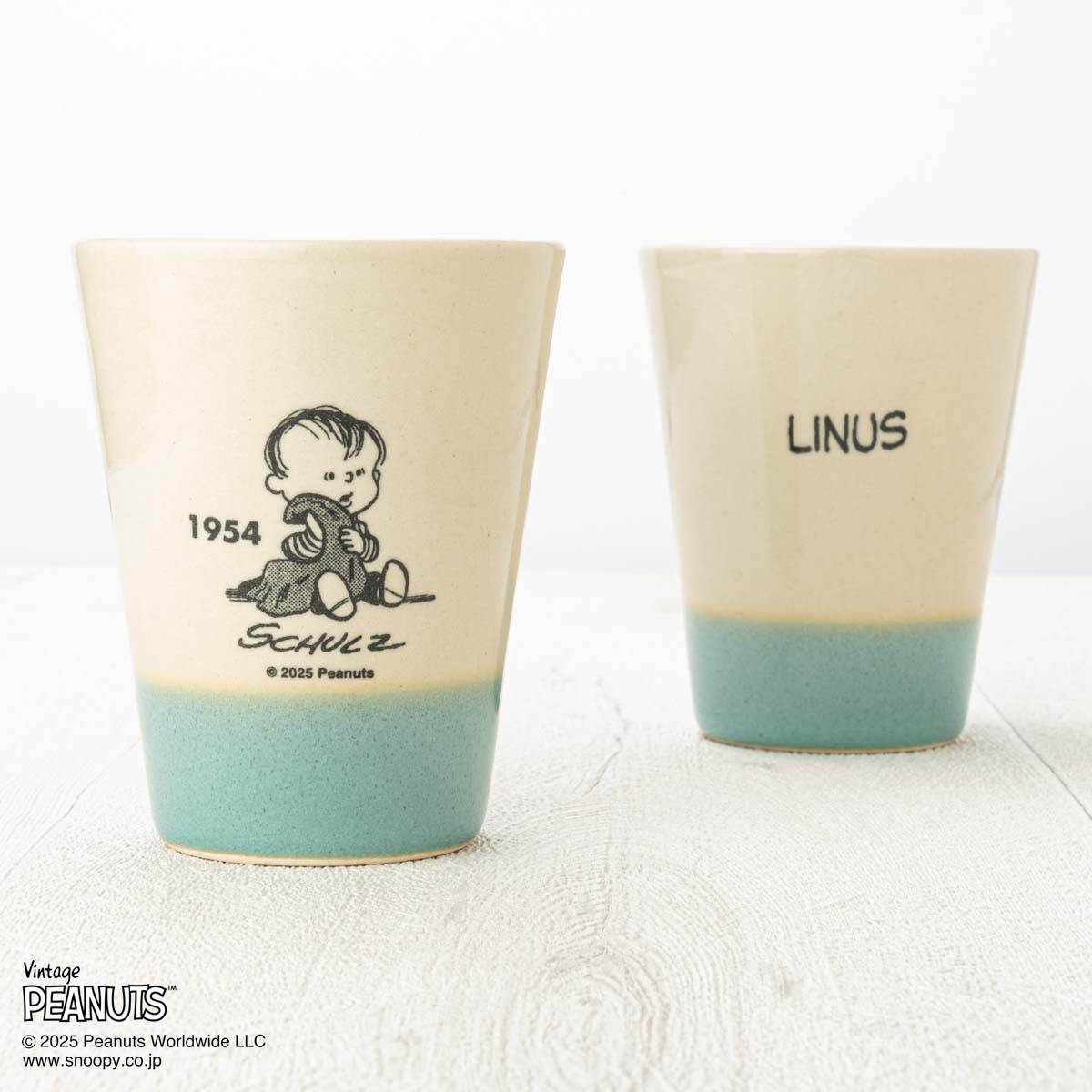 MASHICO タンブラー PEANUTS [LINUS 1954] ライトブルー