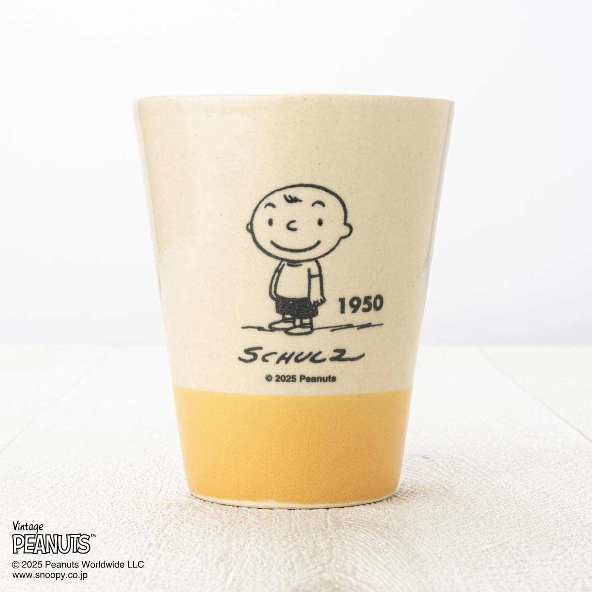 MASHICO タンブラー PEANUTS [CHARLIE BROWN 1950] イエロー
