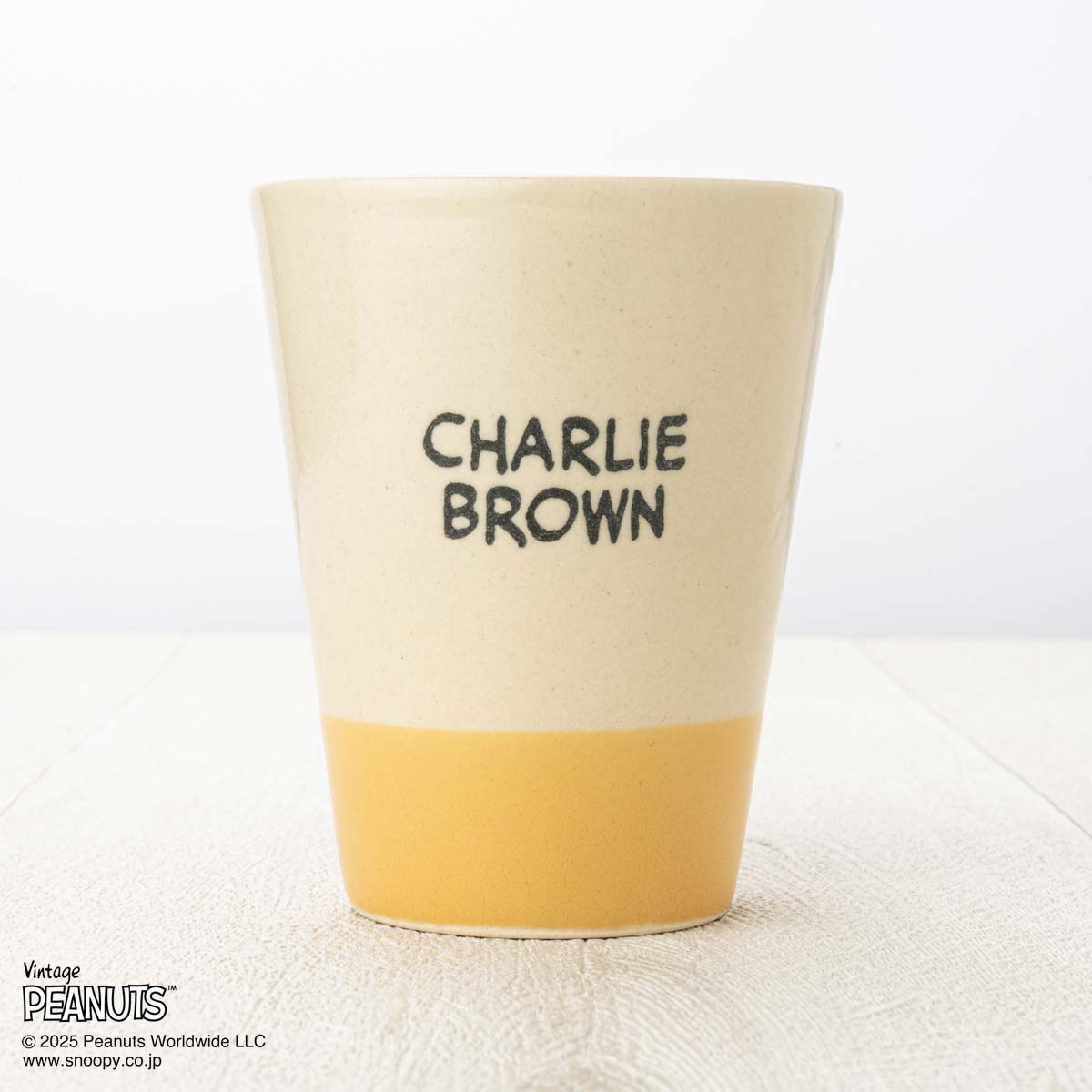 MASHICO タンブラー PEANUTS [CHARLIE BROWN 1950] イエロー