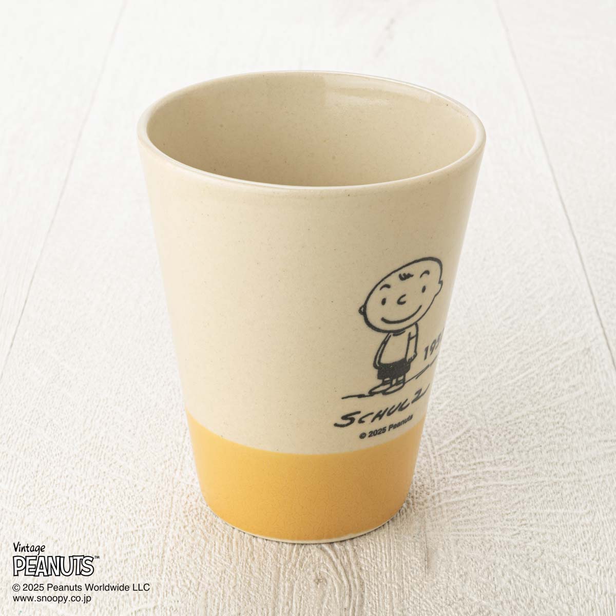 MASHICO タンブラー PEANUTS [CHARLIE BROWN 1950] イエロー