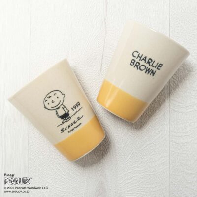 MASHICO タンブラー PEANUTS [CHARLIE BROWN 1950] イエロー