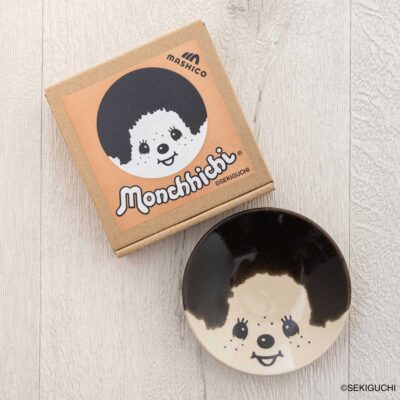 MASHICO 豆皿 モンチッチ ブラック(黒釉)
