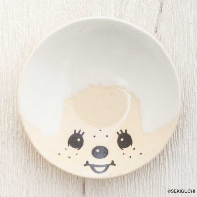 MASHICO 豆皿 モンチッチ ホワイト(糠白釉)