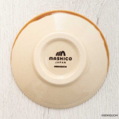 MASHICO 豆皿 モンチッチ アンバー（飴釉）