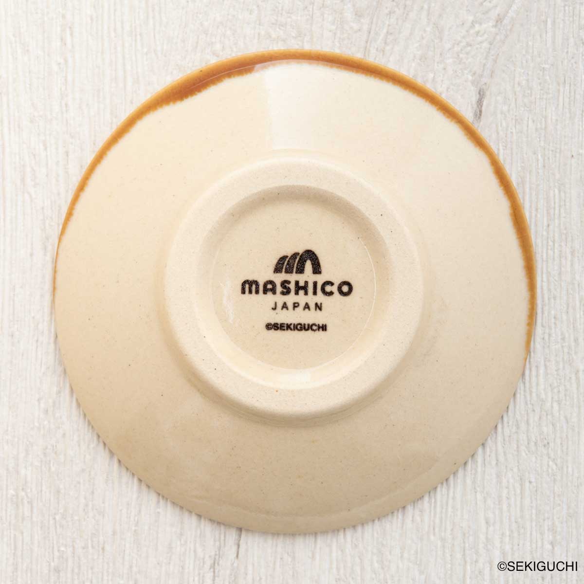 MASHICO 豆皿 モンチッチ アンバー（飴釉）