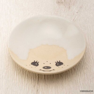 MASHICO 豆皿 モンチッチ ホワイト(糠白釉)